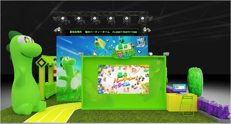 NetEase Games 星のパーティータイム in TOKYO GAME SHOW 2025 展示ブース施工